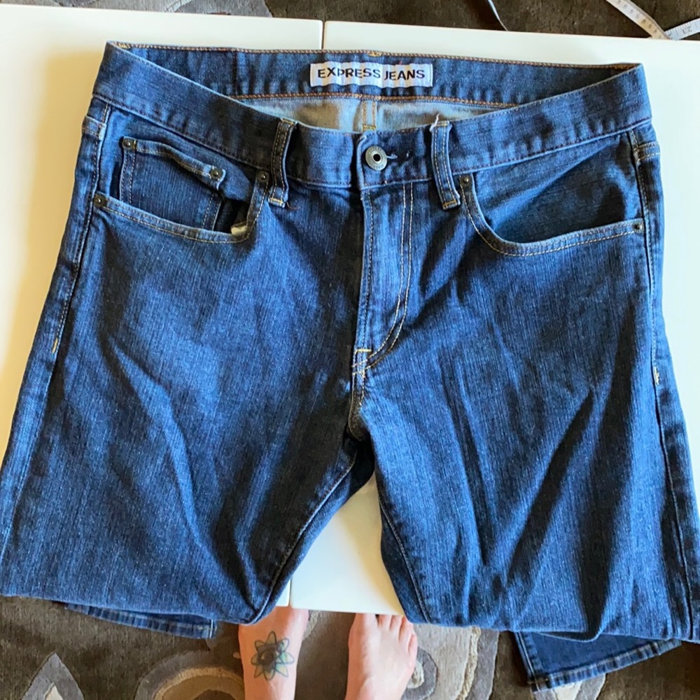 Express Rocco Slim Fit Straight Leg Jeans 32x32